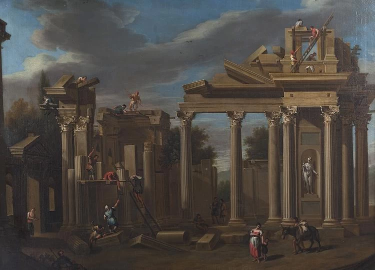 Capriccio con rovine